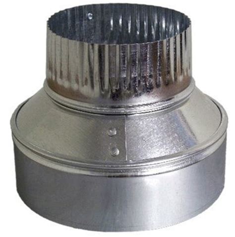 sheet metal reducer|duct reducer 12 to 6.